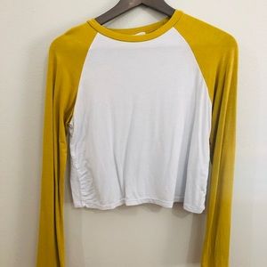 White and Yellow Long Sleeve